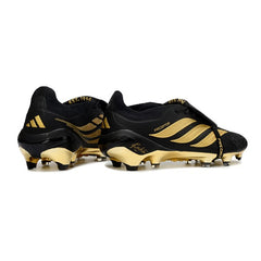 Adidas Predator 26 Elite Tongue Black and Golden Firm Ground FG Football Boot