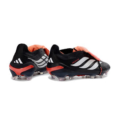 Adidas Predator 26 Elite Tongue Black, Red and White Firm Ground FG Football Boot