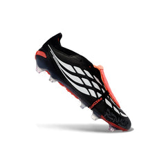 Adidas Predator 26 Elite Tongue Black, Red and White Firm Ground FG Football Boot
