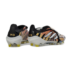 Adidas Predator 26 Elite Tongue Black, White and Orange Firm Ground FG Football Boot