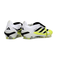 Adidas Predator 26 Elite Tongue Black, Yellow and White Firm Ground FG Football Boot