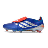 Adidas Predator 26 Elite Tongue Blue and Silver Firm Ground FG Football Boot