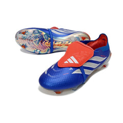 Adidas Predator 26 Elite Tongue Blue and Silver Firm Ground FG Football Boot