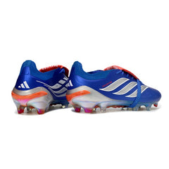 Adidas Predator 26 Elite Tongue Blue and Silver Firm Ground FG Football Boot