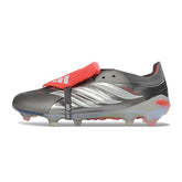 Adidas Predator 26 Elite Tongue Gray and Orange Firm Ground FG Football Boot