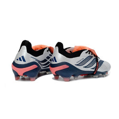 Adidas Predator 26 Elite Tongue Silver and Orange Firm Ground FG Football Boot