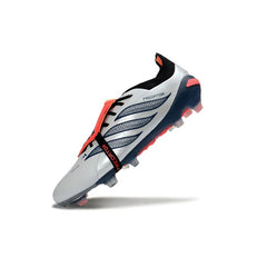 Adidas Predator 26 Elite Tongue Silver and Orange Firm Ground FG Football Boot