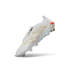 Adidas Predator 26 Elite Tongue Zidane White and Golden Firm Ground FG Football Boot