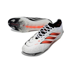 Adidas Predator 26 Elite White and Black Firm Ground FG Football Boot