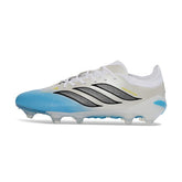 Adidas Predator 26 Elite White and Blue Firm Ground FG Football Boot