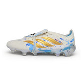Adidas Predator 26 Elite White and Blue Firm Ground FG Football Boot