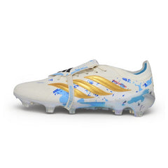 Adidas Predator 26 Elite White and Blue Firm Ground FG Football Boot
