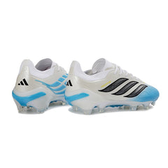 Adidas Predator 26 Elite White and Blue Firm Ground FG Football Boot