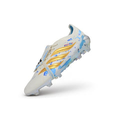 Adidas Predator 26 Elite White and Blue Firm Ground FG Football Boot