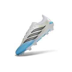 Adidas Predator 26 Elite White and Blue Firm Ground FG Football Boot
