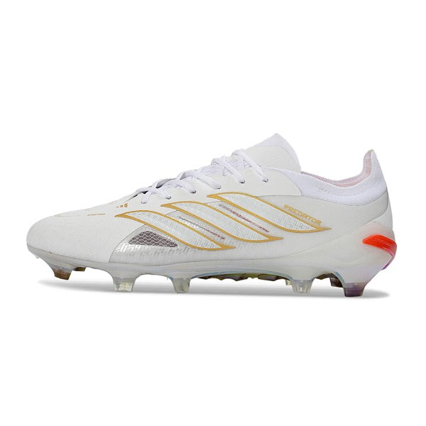Adidas Predator 26 Elite Zidane White and Golden Firm Ground FG
