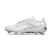 Adidas Predator 26 Elite White and Silver Firm Ground FG Football Boot