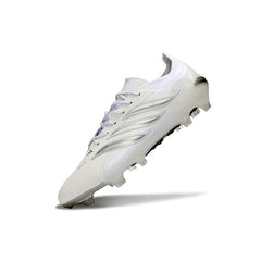 Adidas Predator 26 Elite White and Silver Firm Ground FG Football Boot