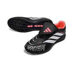 Adidas Predator 26 League Tongue Black and Red Turf TF Football Boot