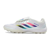 Adidas Predator 26 League Tongue White, Pink and Blue Turf TF Football Boot