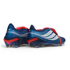 Adidas Predator 27 Elite Tongue Blue and White Firm Ground FG Football Boot