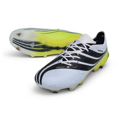Adidas Predator 27 Elite White, Yellow and Black Firm Ground FG Football Boot