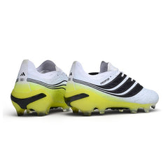Adidas Predator 27 Elite White, Yellow and Black Firm Ground FG Football Boot