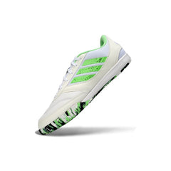Adidas Top Sala II White and Green Indoor IC Football Boot