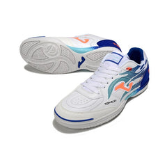 Joma Top Flex 24 White and Blue Indoor IC Football Boot