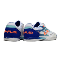 Joma Top Flex 24 White and Blue Indoor IC Football Boot