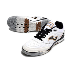 Joma Top Flex Rebound White and Black Indoor IC Football Boot