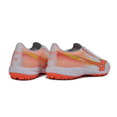 Mizuno Alpha III Elite White and Orange Turf TF Football Boot