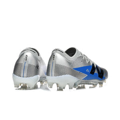 New Balance Furon Team V8 Silver and Blue Firm Ground FG Football Boot