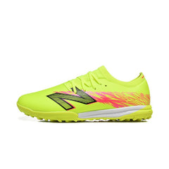New Balance Furon V8 Elite Yellow and Pink Turf TF Football Boot