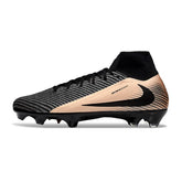 Nike Air Zoom Mercurial Superfly 10 Elite Black and Bronze Firm Ground FG Football Boot