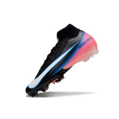 Nike Air Zoom Mercurial Superfly 10 Elite Black Pink and Blue Firm Ground FG Football Boot