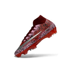 Nike Air Zoom Mercurial Superfly 10 Elite Dark Red and Silver Firm Ground FG Football Boot