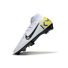 Nike Air Zoom Mercurial Superfly 10 Elite White and Yellow Firm Ground FG Football Boot