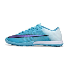 Nike Air Zoom Mercurial Superfly 11 Elite Blue and White Turf TF Kids Football Boot