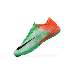 Nike Air Zoom Mercurial Superfly 11 Elite Green and Orange Turf TF Kids Football Boot