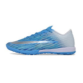 Nike Air Zoom Mercurial Superfly 11 Elite Light Blue and White Turf TF Kids Football Boot