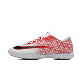 Nike Air Zoom Mercurial Superfly 11 Elite Red and White Turf TF Kids Football Boot