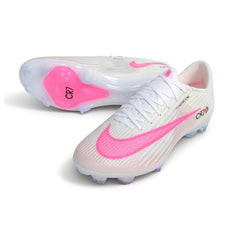 Nike Air Zoom Mercurial Superfly 11 Elite White and Pink CR7 Pack Firm Ground FG Football Boot