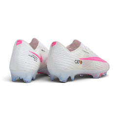 Nike Air Zoom Mercurial Superfly 11 Elite White and Pink CR7 Pack Firm Ground FG Football Boot