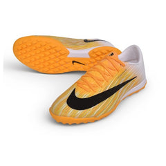 Nike Air Zoom Mercurial Superfly 11 Elite White and Yellow Turf TF Football Boot