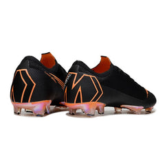 Nike Air Zoom Mercurial Vapor 12 Elite Black and Orange Firm Ground FG Football Boot