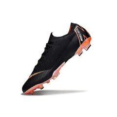 Nike Air Zoom Mercurial Vapor 12 Elite Black and Orange Firm Ground FG Football Boot
