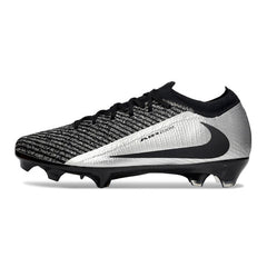 Nike Air Zoom Mercurial Vapor 16 Elite Travis Scott Black and Silver Firm Ground FG Football Boot