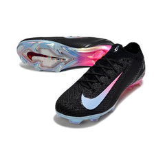 Nike Air Zoom Mercurial Vapor 16 Elite Black Light Blue and Pink Firm Ground FG Football Boot