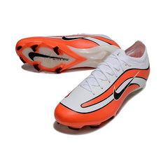Nike Air Zoom Mercurial Vapor 16 Elite Gray and Orange Firm Ground FG Football Boot